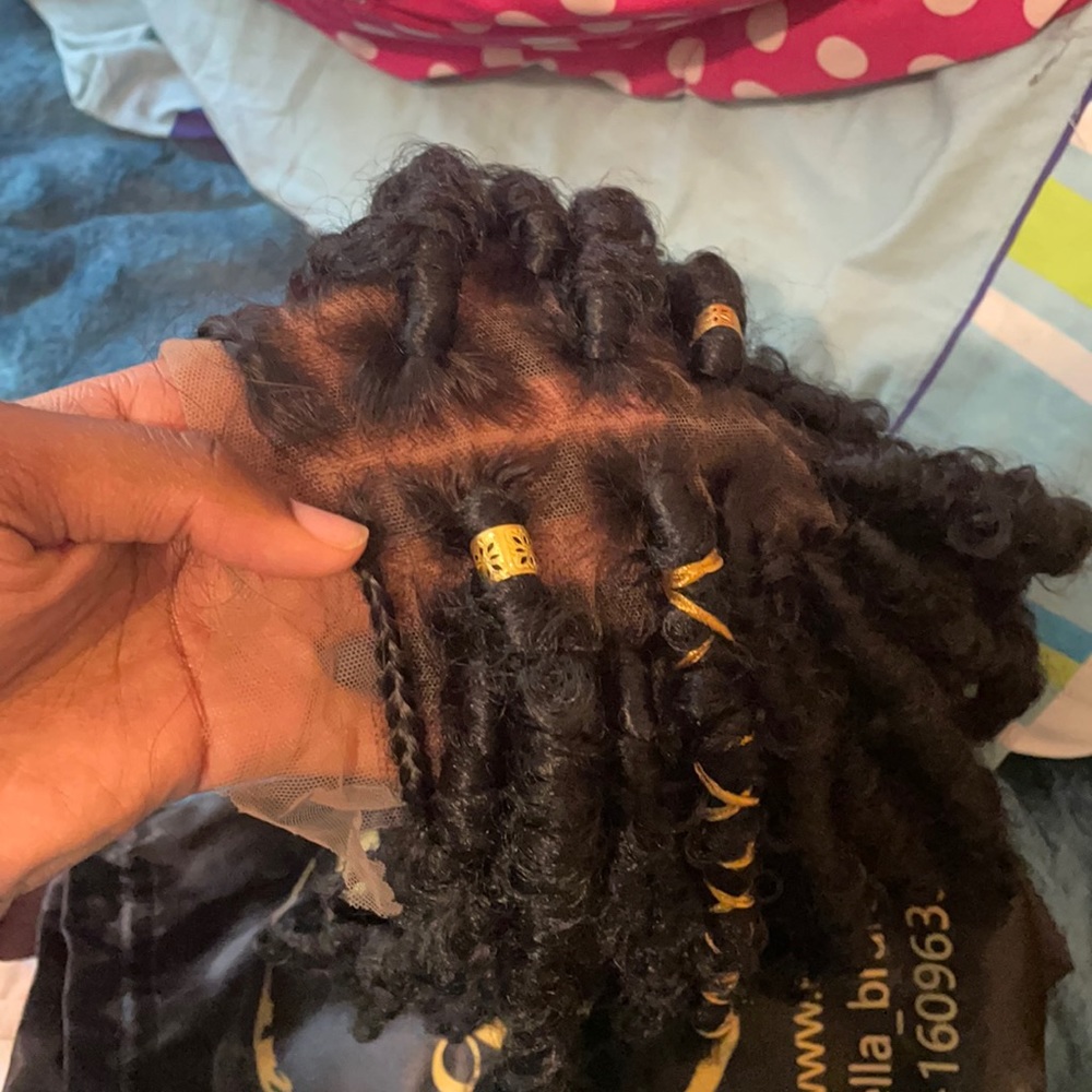 Bob faux loc wig brand new never worn